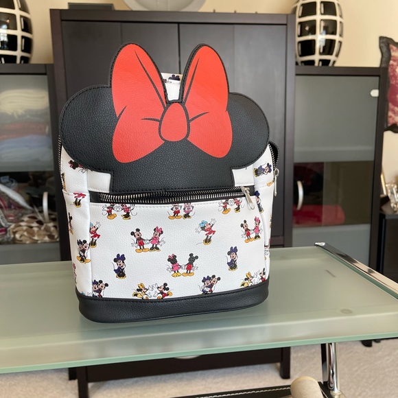 Disney Handbags - DISNEY MINNIE MOUSE MINI BACKPACK PURSE BAG NWT
